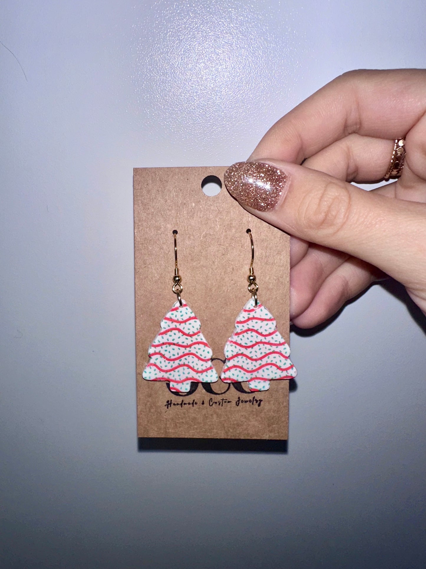 Debbie cake earrings