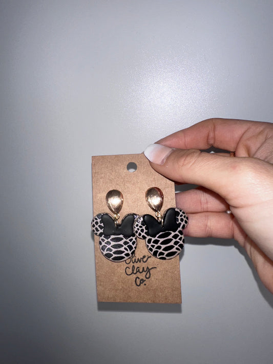 Minnie snake earrings