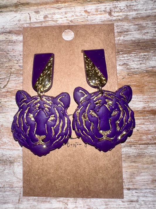 Tigers earrings