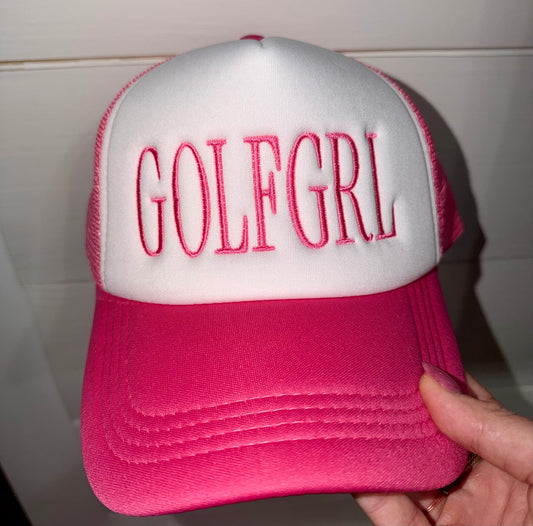 Trucker Adult hat - golf girl