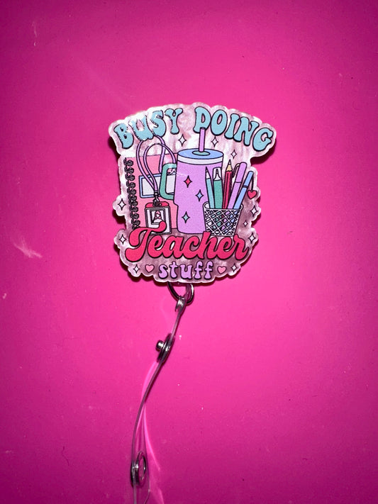 badge reel - alligator clip