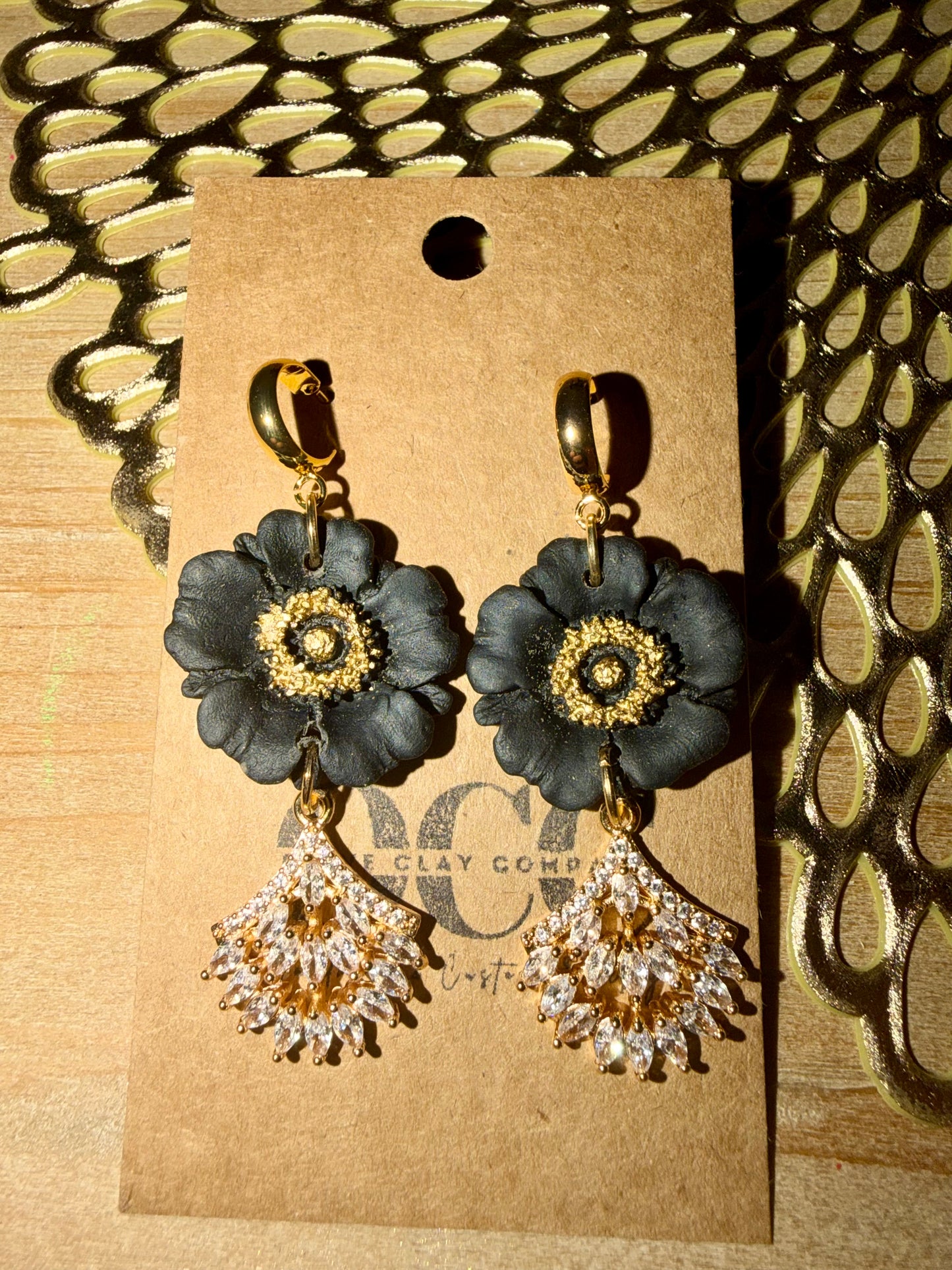 Poppy flower hoops