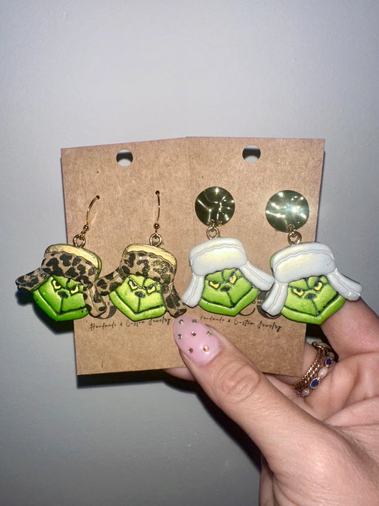 Grnch earrings