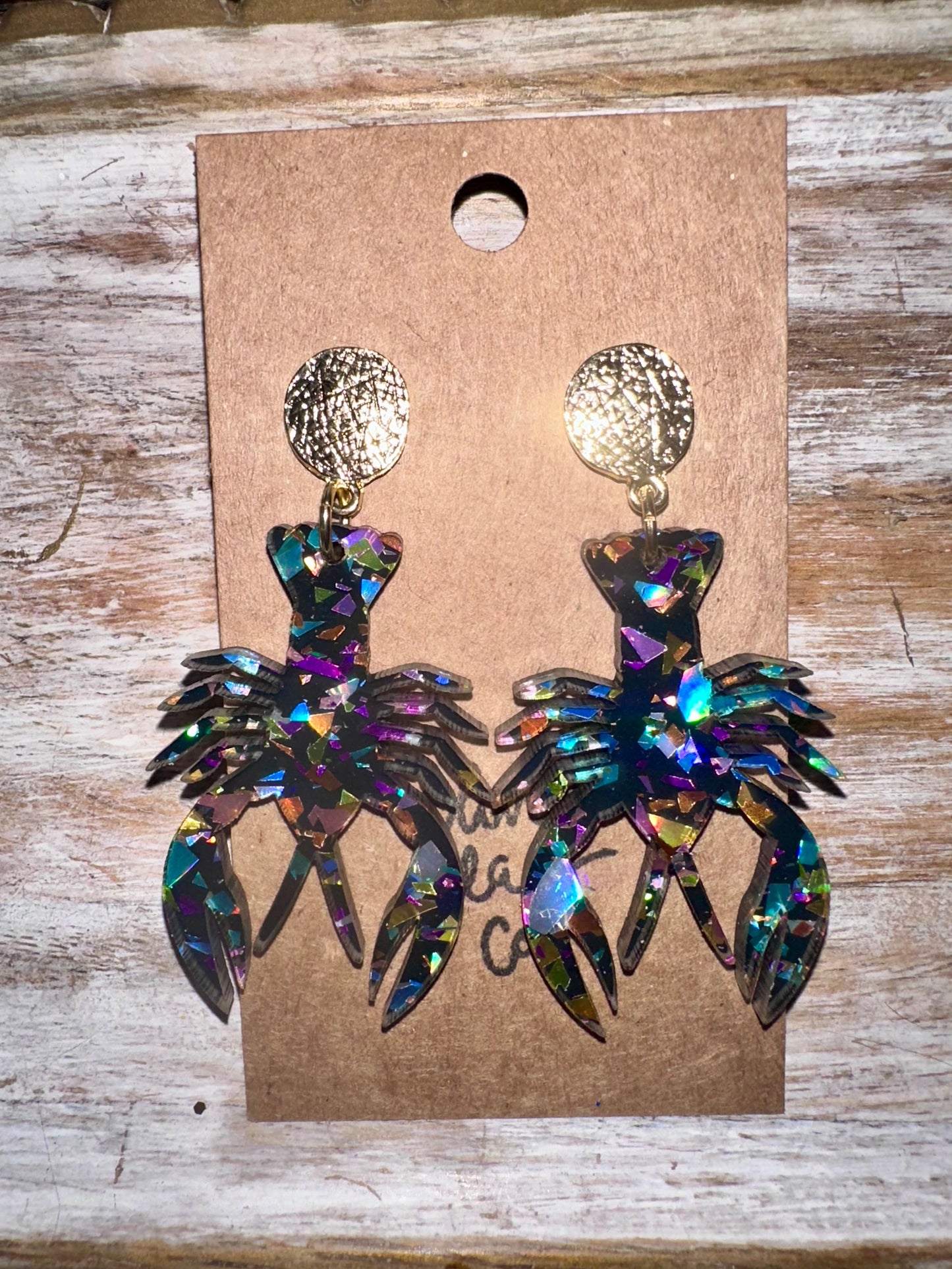 Crawfish earrings