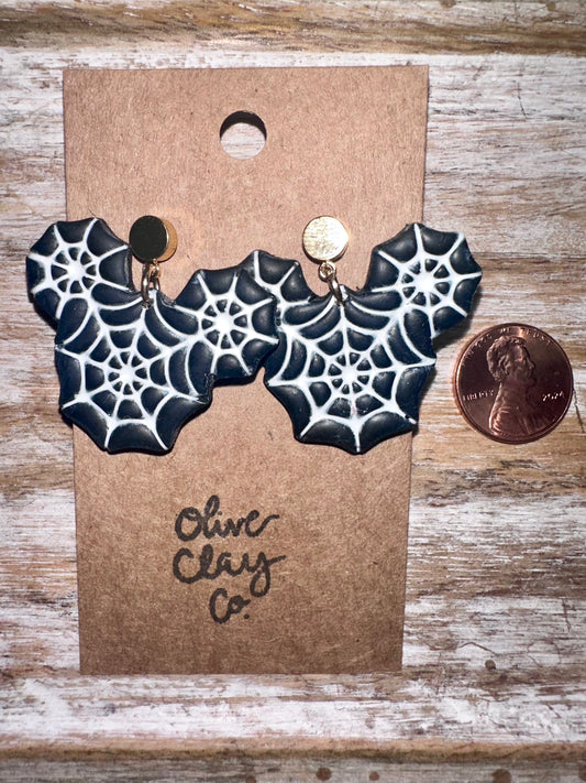 Web Mouse earrings