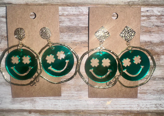 (Copy) Smile clover earrings