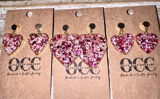 Heart earrings