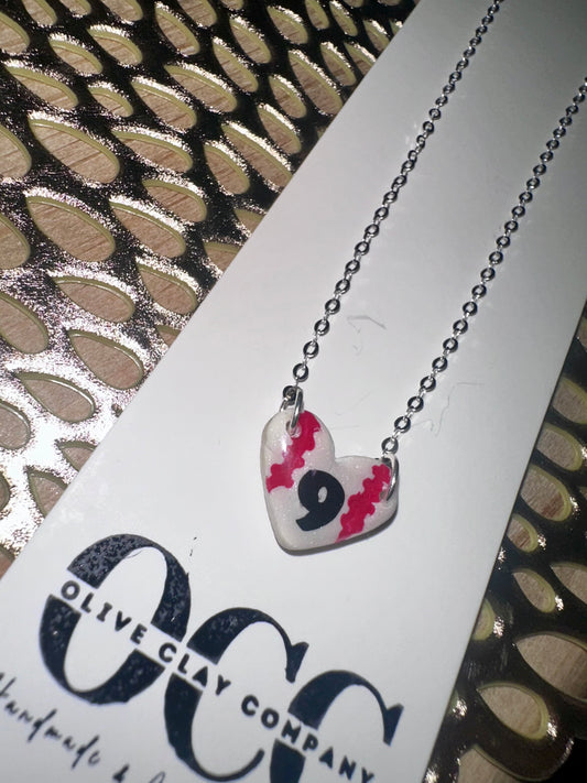 Custom number necklace - non tarnish