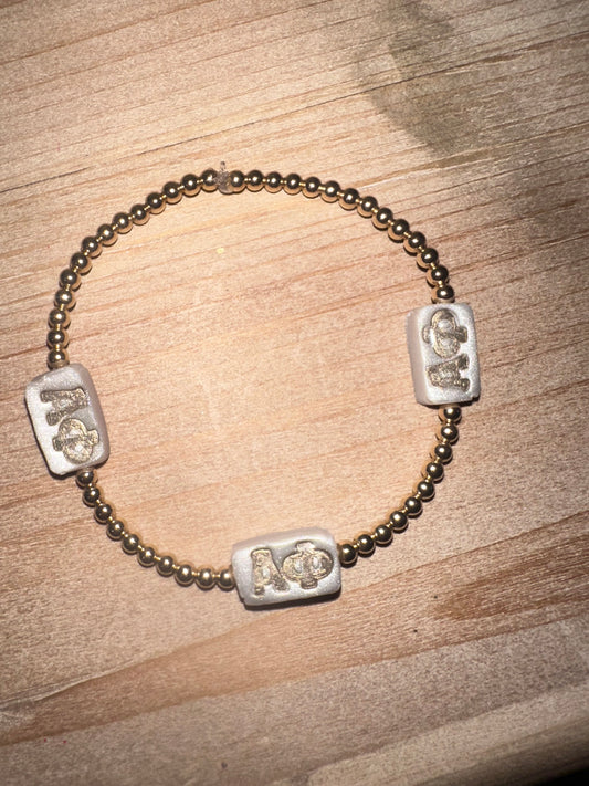 Alpha phi stretchy bracelet