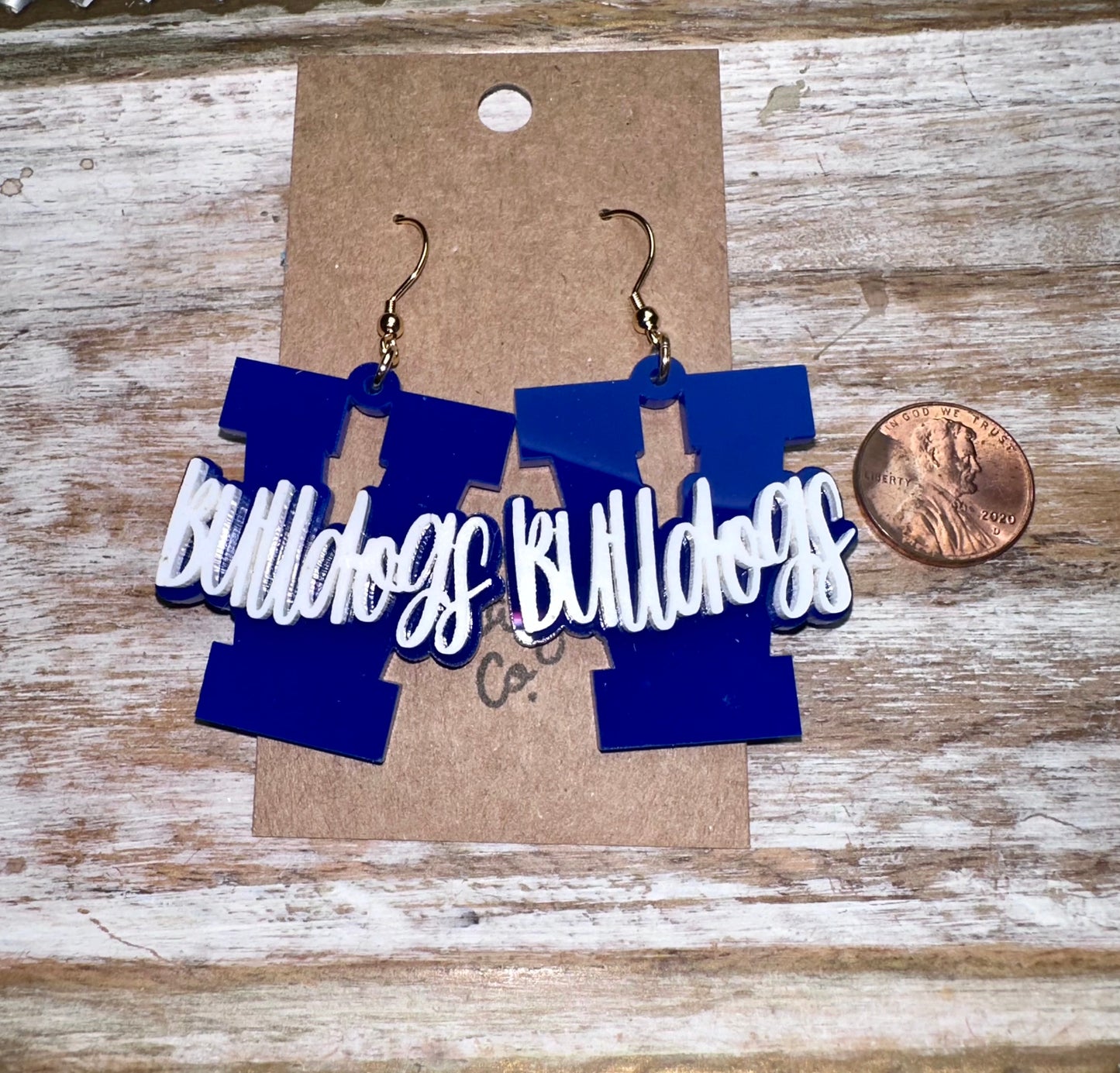 Vancleave Bulldogs earrings