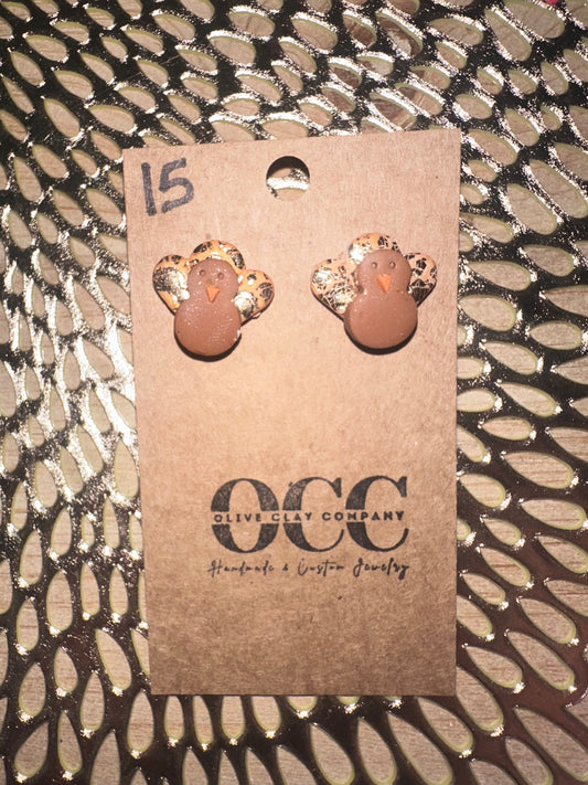 Turkey stud earrings