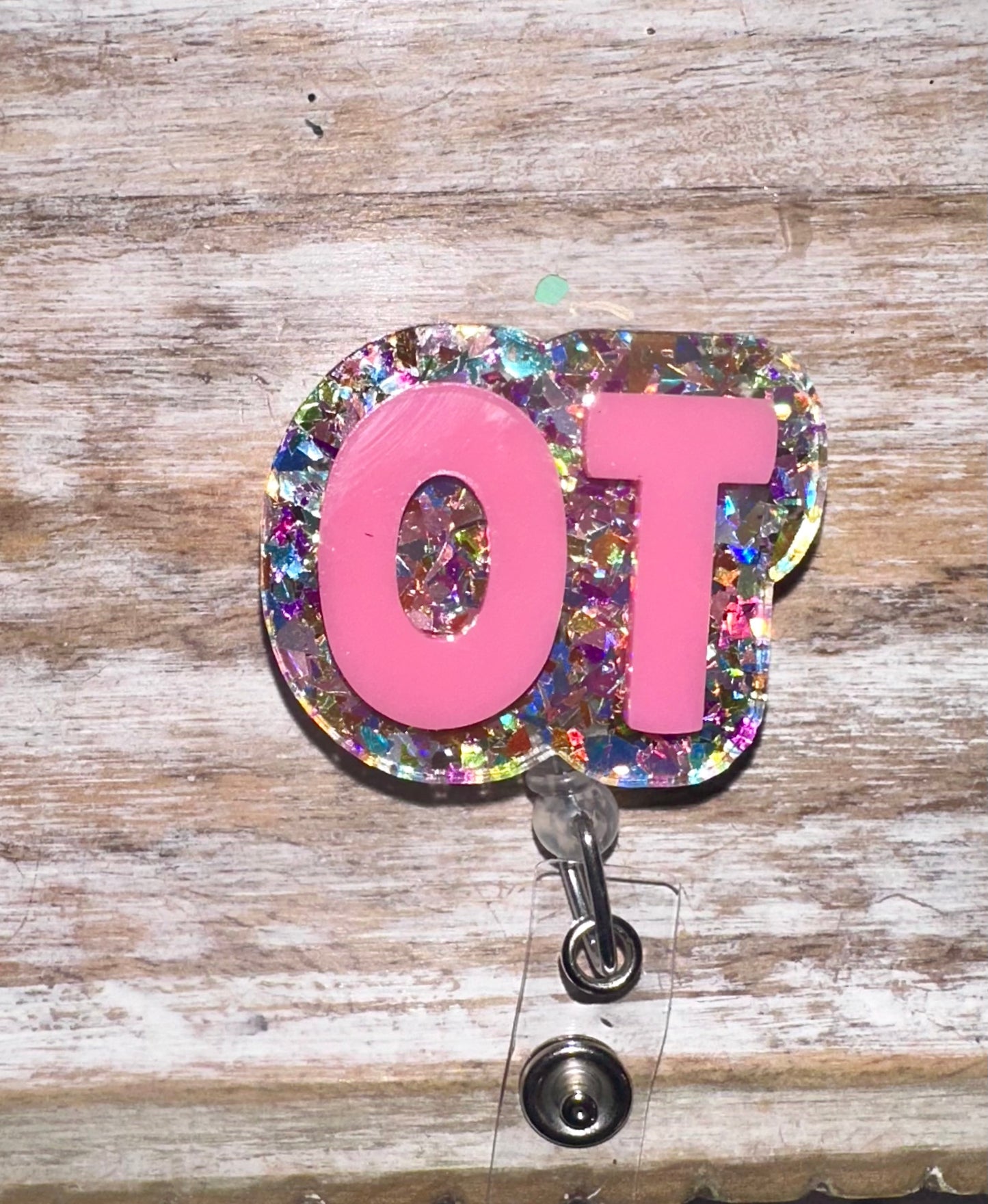 Occupational therapy badge reel