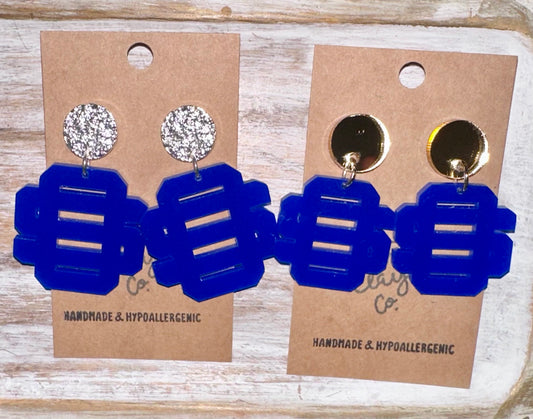 Os logo acrylic earrings