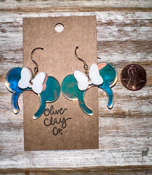 Mouse acrylic earrings