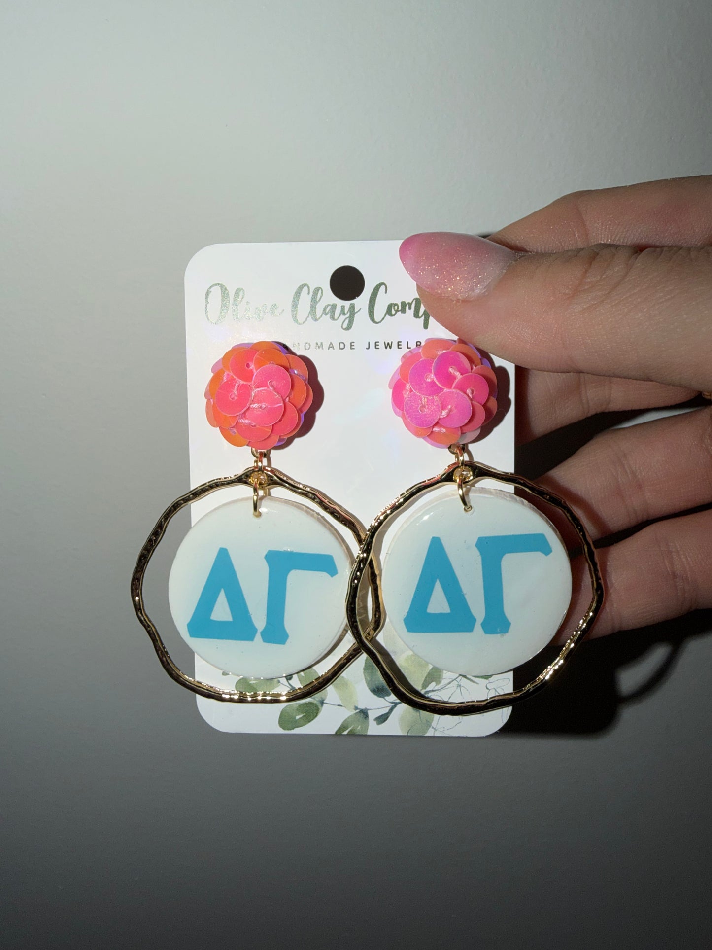 Delta Gamma Earrings