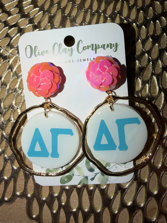 Delta Gamma Earrings