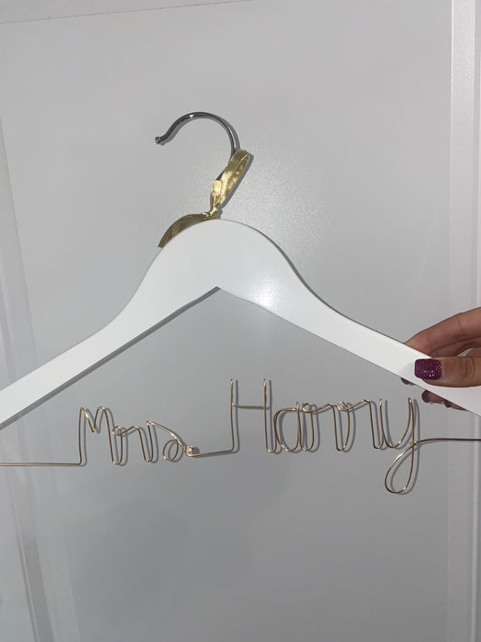 Personalized Bride Hanger