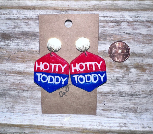 Hotty Toddy Clay Earrings