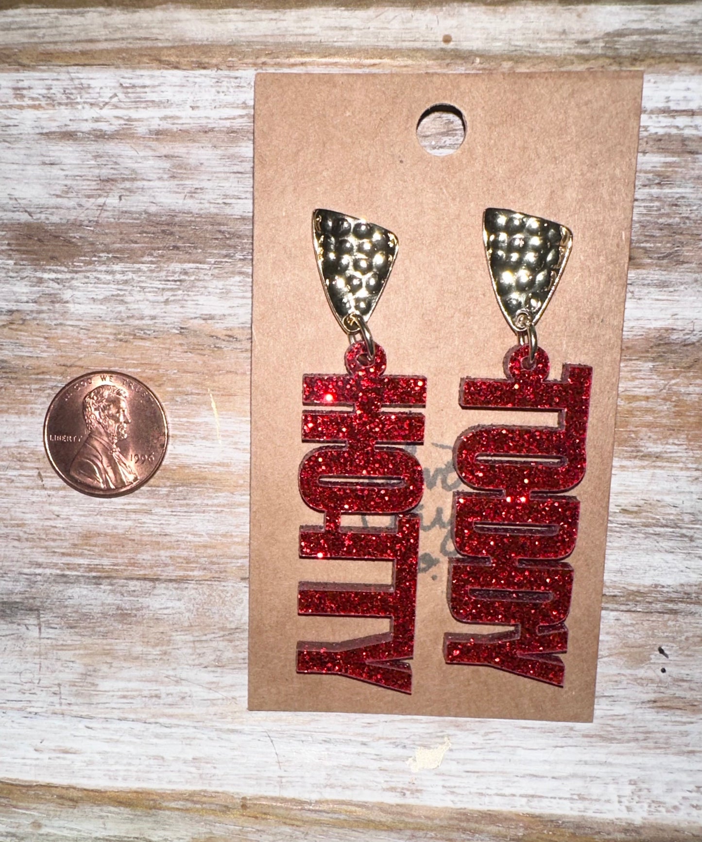 Hotty Toddy Acrylic Earrings