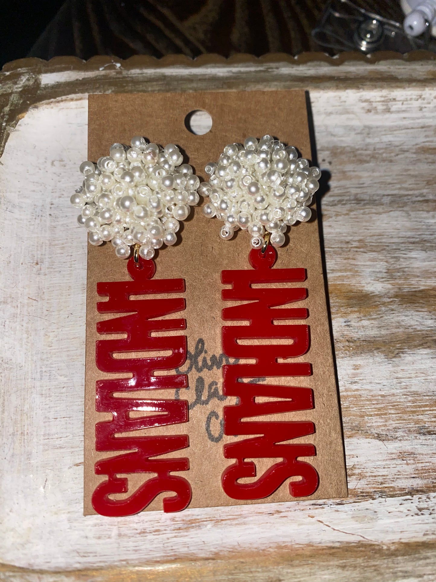 Indians Acrylic Earrings