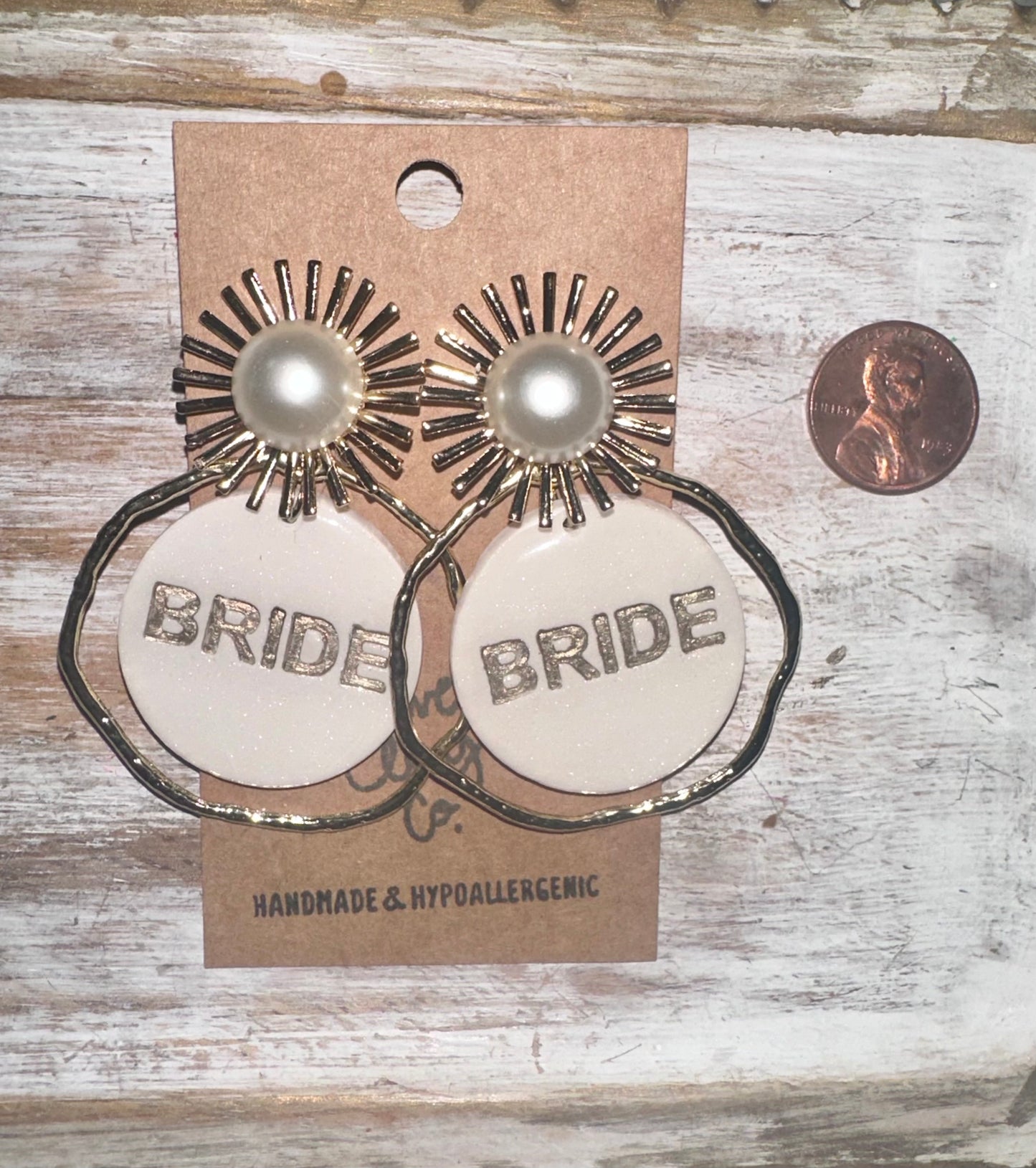 Sunburst Bride Hoops