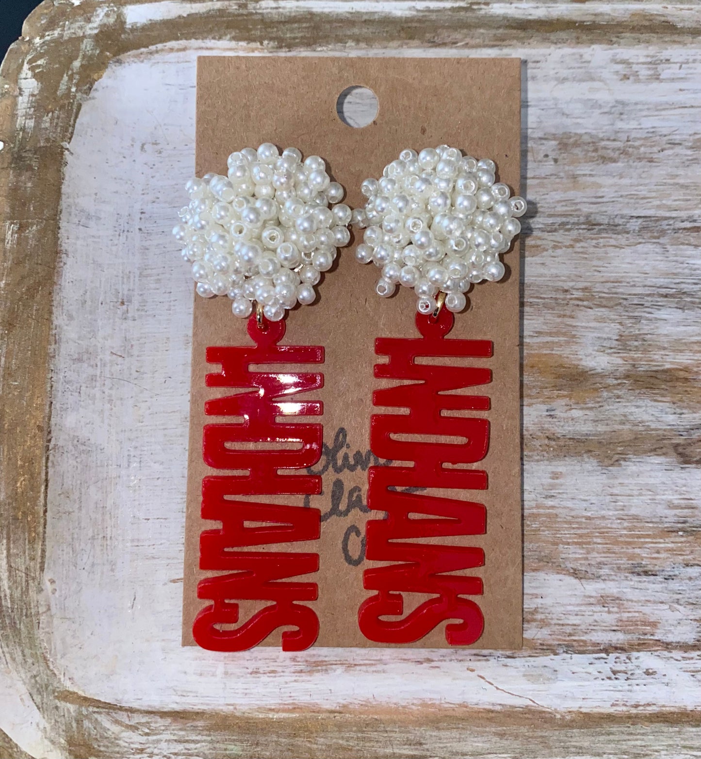 Indians Acrylic Earrings