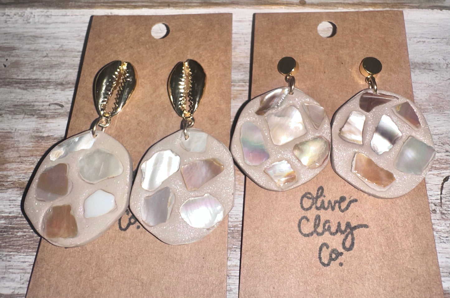 Shell clay Earrings