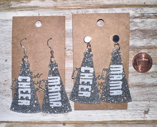 Cheer Mama Resin Earrings