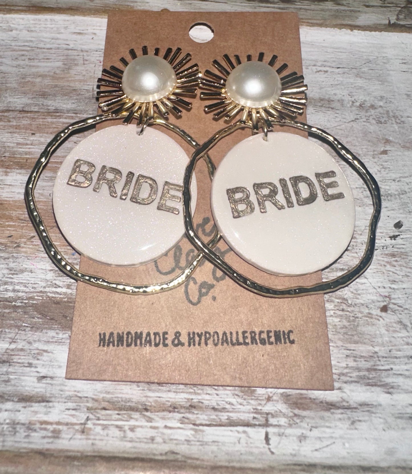 Sunburst Bride Hoops