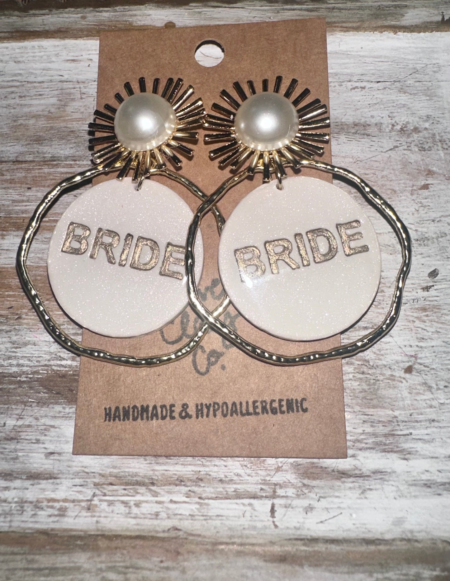 Sunburst Bride Hoops