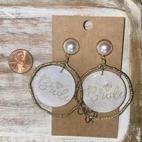 BRIDE Pearl hoops